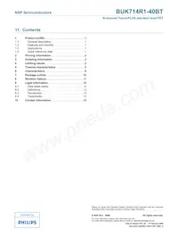 BUK714R1-40BT Datasheet Pagina 14