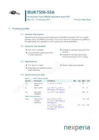 BUK7506-55A Datasheet Copertura