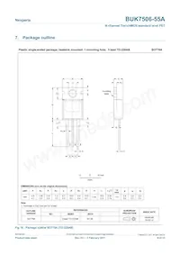 BUK7506-55A Datasheet Pagina 9