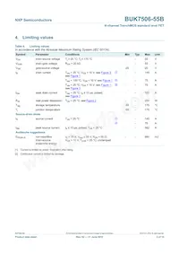 BUK7506-55B Datasheet Pagina 4