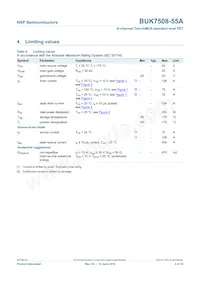 BUK7508-55A Datasheet Pagina 4