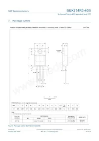 BUK754R3-40B Datasheet Pagina 11