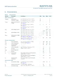 BUK7575-55A Datasheet Pagina 6