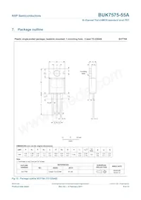 BUK7575-55A Datasheet Pagina 10