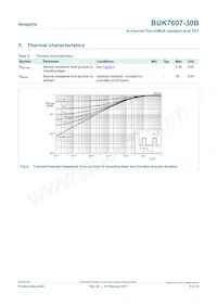 BUK7607-30B Datenblatt Seite 5