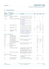 BUK7607-30B Datenblatt Seite 6