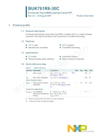 BUK761R8-30C Datenblatt Seite 2