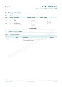 BUK7628-100A/C Datasheet Pagina 2