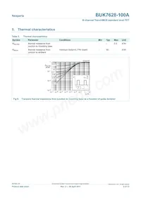 BUK7628-100A/C Datasheet Pagina 5