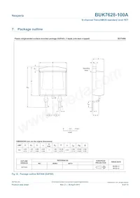 BUK7628-100A/C Datasheet Pagina 9