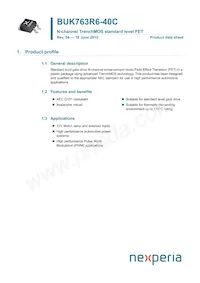 BUK763R6-40C Datasheet Copertura