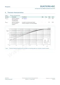 BUK763R6-40C Datasheet Pagina 5