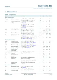 BUK763R6-40C Datasheet Pagina 6