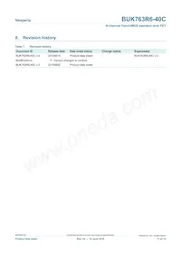 BUK763R6-40C Datasheet Pagina 11