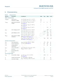 BUK78150-55A Datasheet Pagina 5