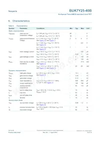 BUK7Y25-40B/C Datasheet Page 6