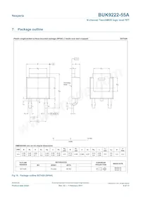 BUK9222-55A/C1 Datasheet Pagina 9