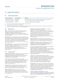 BUK9222-55A/C1 Datasheet Pagina 11