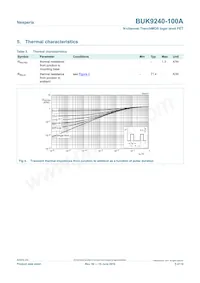 BUK9240-100A/C1 Datasheet Pagina 5