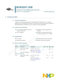 BUK9507-30B Datasheet Page 2