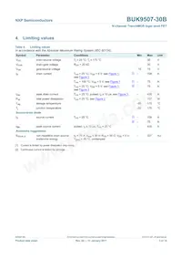 BUK9507-30B Datasheet Page 4