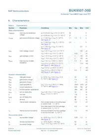 BUK9507-30B Datasheet Page 7