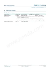 BUK9515-100A Datasheet Pagina 11