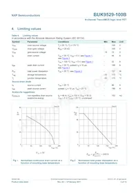 BUK9529-100B Datasheet Pagina 4