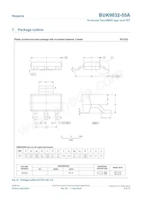 BUK9832-55A Datasheet Pagina 9