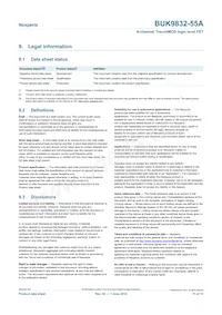 BUK9832-55A Datasheet Pagina 11