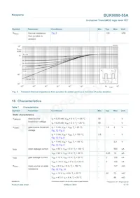 BUK9880-55A Datasheet Page 5