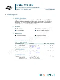 BUK9Y19-55B/C2數據表 封面