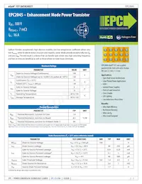 EPC2045ENGRT Datasheet Copertura