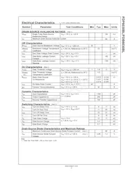 FDB6030BL Datasheet Pagina 2