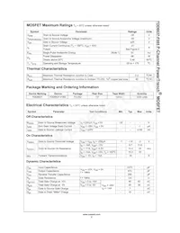 FDD6637-F085 Datasheet Page 2