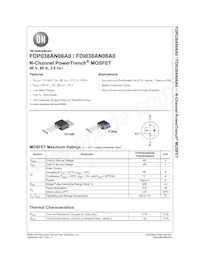 FDI038AN06A0 Datasheet Copertura