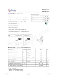 IPP023NE7N3G Datasheet Copertura