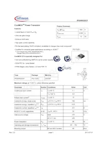 IPS50R520CPAKMA1 Datasheet Cover