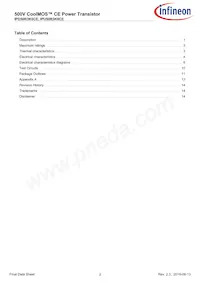 IPU50R3K0CEBKMA1 Datasheet Pagina 2