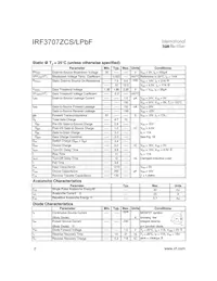IRF3707ZCSTRRP數據表 頁面 2