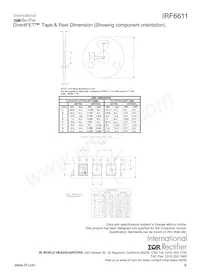 IRF6611TR1數據表 頁面 9