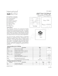 IRF7413GTRPBF Datasheet Copertura