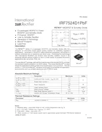 IRF7524D1TRPBF數據表 封面