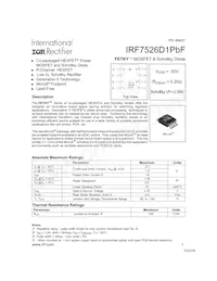 IRF7526D1PBF數據表 封面