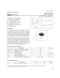 IRF7604TR Datenblatt Cover