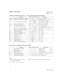 IRF7701TRPBF Datenblatt Seite 2