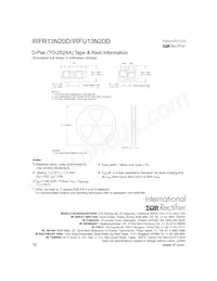 IRFR13N20DCTRLP Datenblatt Seite 10