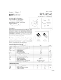 IRFR5305CPBF Datenblatt Cover