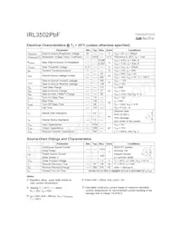IRL3502PBF數據表 頁面 2