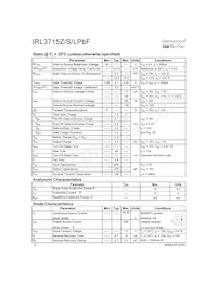 IRL3715ZSTRLPBF Datasheet Page 2